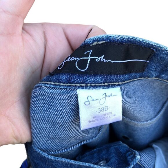 VINTAGE Sean John Jeans Size 38 Blue - Picture 3 of 9